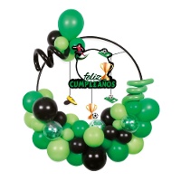Voetbalballonnenkit met ring en bord - 36 stuks