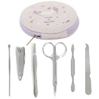 Ronde Eenhoorn Manicureset - 6 Stuks