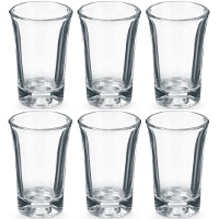 Langwerpig shotglas 50 ml - 6 stuks