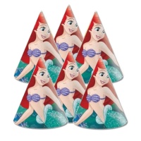 Ariel De Kleine Zeemeermin hoeden - 6 stuks