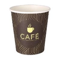Kartonnen bekers van 200 ml voor koffie - 100 stuks