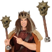 Viking schedel mace van 60 cm