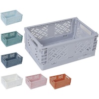 Kleine opvouwbare mand van 13,5 x 9,5 x 5,5 cm - 1 stuk