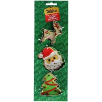 Koekjessnijders van de Kerstman, rendier en kerstboom - Wilton - 3 stuks