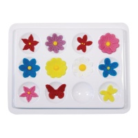 Dienblad voor het maken en drogen van bloemen met 12 holtes - PME