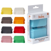 Muffinvormpjes voor plumcakes 8 x 5 x 3,2 cm - Decora - 36 stuks