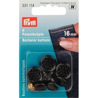 Knoopjes voor vrijgezellen van 1,6 cm met puntige kop Sterren - Prym - 4 stuks