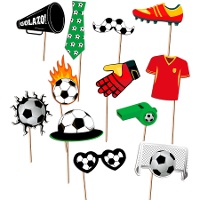 Fotocall Kit voor Voetbalfans - 12 stuks