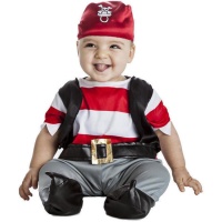 Piratenkostuum met vest voor baby's