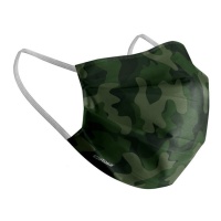 Herbruikbaar Hygiënisch Mondmasker met Militaire Print voor Volwassenen