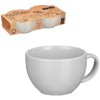Mok 480 ml effen kleur - 4 eenheden