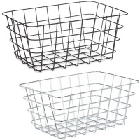 Mand van 30,3 x 22,5 x 14 cm van verchroomd metaal