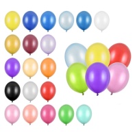 Metallic latex ballonnen van 30 cm - PartyDeco - 100 stuks