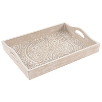 Dienblad met vlindermotief 40 x 30 cm
