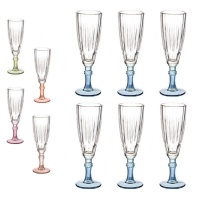 170 ml gladde cava glas - 6 stuks