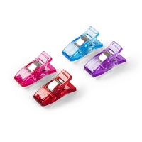Kleurrijke stofklemmen van 2,6 cm - Prym - 12 stuks
