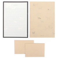 Bladen met enveloppen met honden - 6 stuks