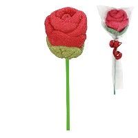 Rode gummy roos van 30 gr - 1 stuk