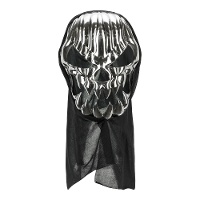 Gruwelijks moordenaarsskelet masker