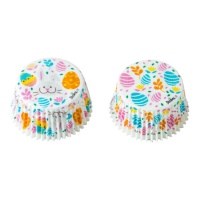 Paas-cupcakevormpjes met konijntjes - Decora - 36 stuks