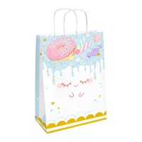 Pastelkleurige snoeppapierzakken - 4 stuks
