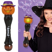 Toverstaf pompoen bellen licht en geluid, 32 cm