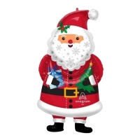 Kerstman Kerstballon 48 x 86 cm - Anagram