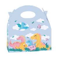 Dino Party Kartonnen Doos - 12 stuks