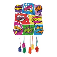 Stripfiguur Superhelden Piñata 28 x 33 cm