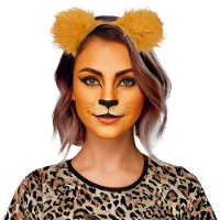 Haarband met leeuwenoren