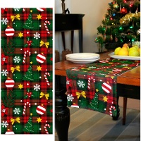 Tafelloper met ruitpatroon 3 x 0,28 m