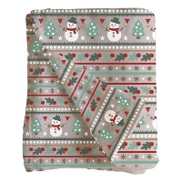 Sneeuwpop deken van 1,50 x 1,25 m