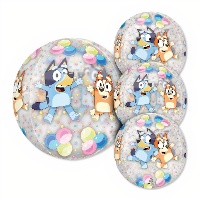 Orbz-ballon van Bluey en Bingo 40 x 38 cm