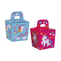 Mini-eenhoorn Kartonnen Doosje - 6 stuks