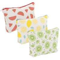 Toilettas met Fruitmotief 22 x 15 cm - 1 stuk