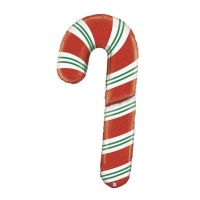 Rood snoepstokje ballon van 1,88 x 0,6 m - Grabo
