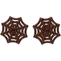 Chocolade spinnennetfiguren - 6 stuks