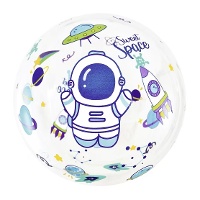 Transparante astronaut bubbelballon