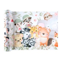 Tafelloper van 30 cm met safari dieren - 5 m