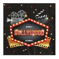 Hollywood Cinema Servetten 16,5 x 16,5 cm - 20 stuks