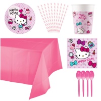 Hello Kitty feestpakket - 8 personen