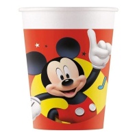 Mickey Mouse composteerbare bekers 200 ml - 8 stuks