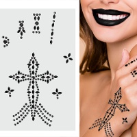 Kruis Handjuwelen Stickers