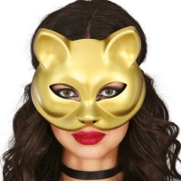 Gouden Kattenmasker
