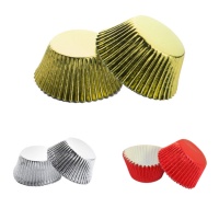 Metallic Cupcake Capsules - Pastkolor - 30 stuks