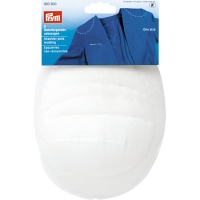 Niet-gevoerde raglan schoudervullingen 19 x 13 x 1 cm wit - Prym - 2 stuks