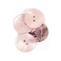 Roze blush knopen - Drops - 50 stuks