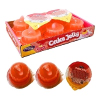 Aardbeien-gelatine taartjes 80 g - 8 stuks