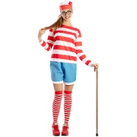 Reizigersoutfit met hoed voor dames