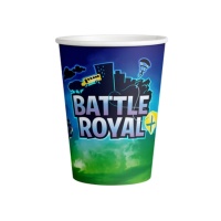 Battle Royal bekers van 250 ml - 8 stuks